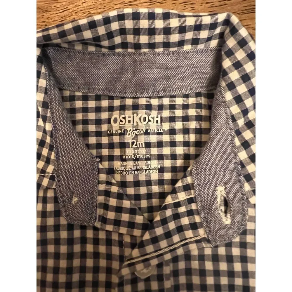 oshkosh‎ 12 months button down kids shirt